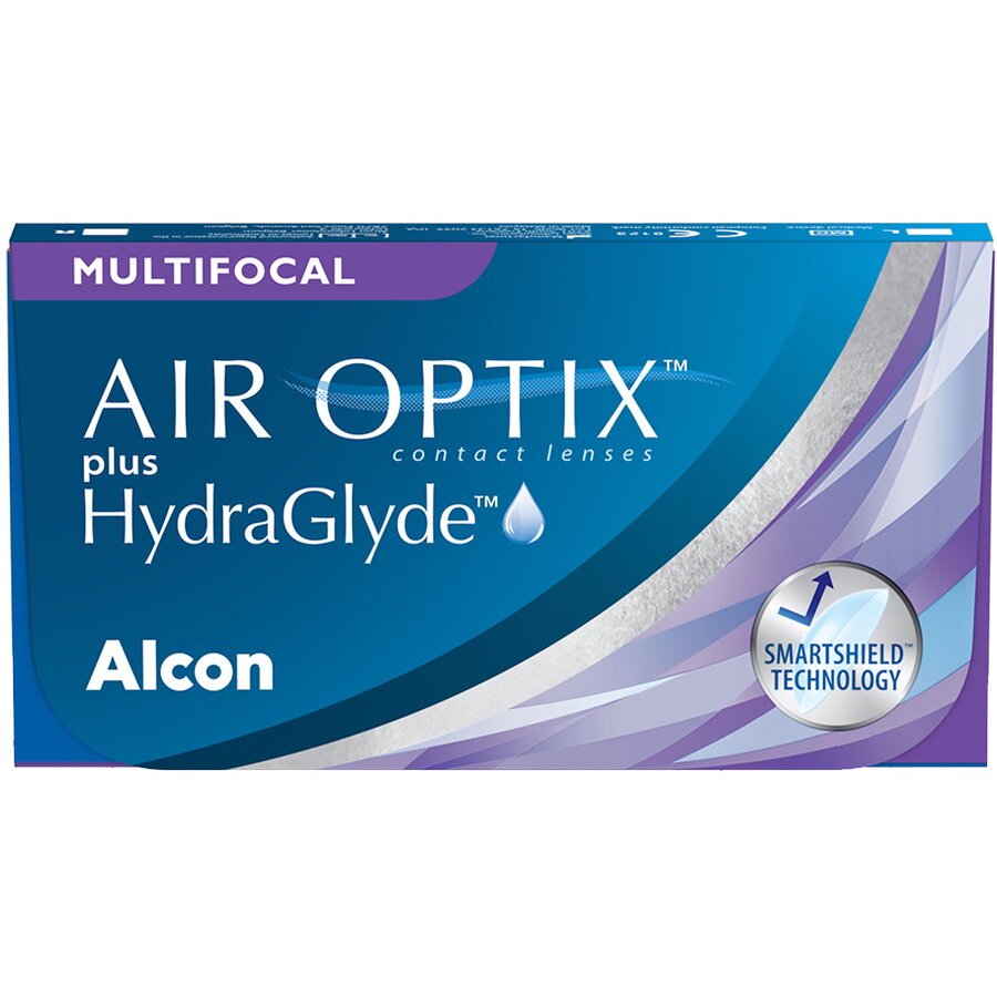 Air Optix plus HydraGlyde Multifocal 3 lentile / cutie